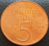 Moneda aniversara 5 MARCI / MARK - RD GERMANA (DDR), anul 1969 *cod 873 A, Europa