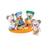 Jucarie din lemn - Familia de Koala (10 piese), Hape
