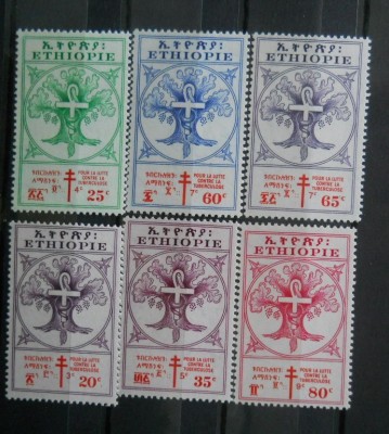 1958 SERIE ETIOPIA foto