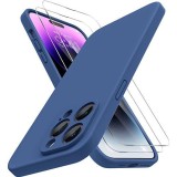 Cumpara ieftin Husa iPhone 14 Silicon Liquid Dark Blue