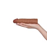 Extensie/Manson Penis Pleasure X-Tender, Brun, +2.5 cm, Lovetoy