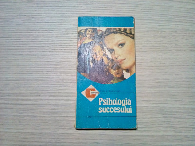 PSIHOLOGIA SUCCESULUI - Irina Holdevici - Editura Ceres, 1993, 177 p. foto