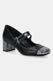 MICHAEL Michael Kors pantofi de piele Matilda culoarea negru, cu toc drept, 40F5MTMP3L.001