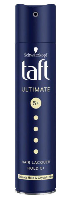 Fixativ Taft Ultimate, nivel fixare 5+, formula vegana, 250 ml