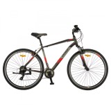 Cumpara ieftin Bicicleta Trekking Polar Forester Comp - 28 inch, M-L, Gri-Rosu Ultimate FactoryBikes