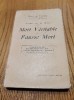 MORT VERITABLE ET FAUSSE MORT - Henry de Varigny - Paris, 1929, 319 p.