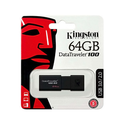 Memorie externa Kingston DataTraveler 100 G3 64Gb foto