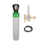 Butelie din otel PLINA cu argon 8 litri/200bari cu reductor presiune WeldLand Equipment