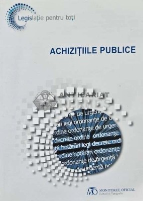 Achizitiile publice - 2016 (AD159) foto
