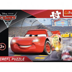 Puzzle 24 piese Maxi „Campionul McQueen Cars 3”