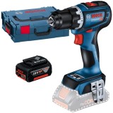 Bosch GSR 18V-90 C + GBA - Masina de gaurit si insurubat 64 Nm valiza speciala + Acumulator Li-Ion 18 V 5 Ah