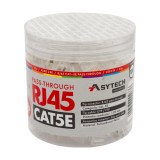 Mufa RJ-45 UTP Cat.5e EZ Passthrough, 50&micro; (100 buc) RJ45-CAT5E-EZ-50U-JAR
