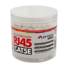 Mufa RJ-45 UTP Cat.5e EZ Passthrough, 50&micro; (100 buc) RJ45-CAT5E-EZ-50U-JAR