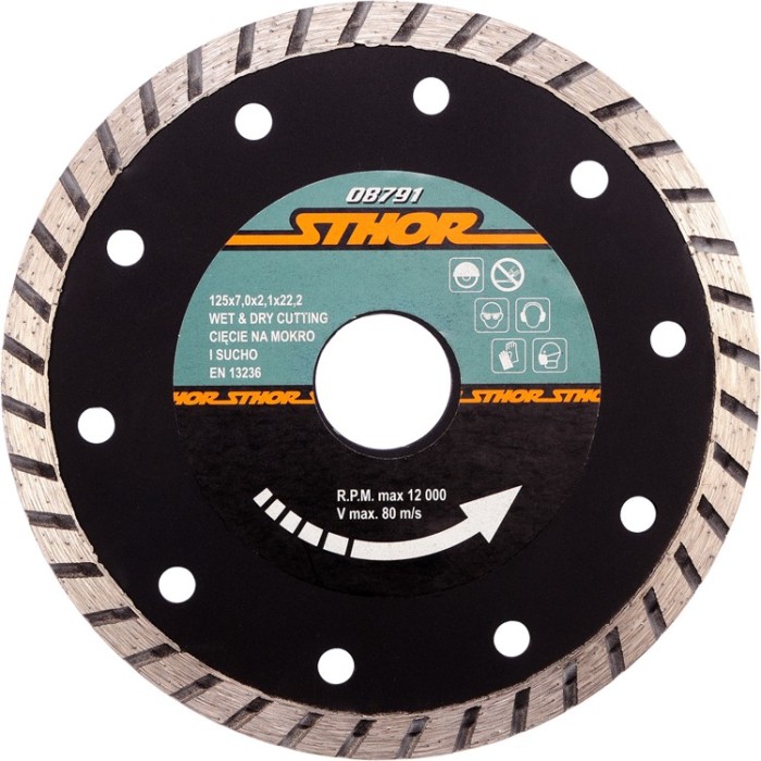 Disc diamantat turbo H7 125x2.1 mm STHOR