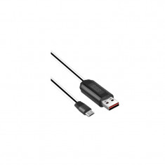 Cablu Micro Usb cu display Hoco U29 Alb foto