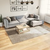 vidaXL Covor ISTAN, cu fire &icirc;nalte, aspect lucios, bej, 200x280 cm