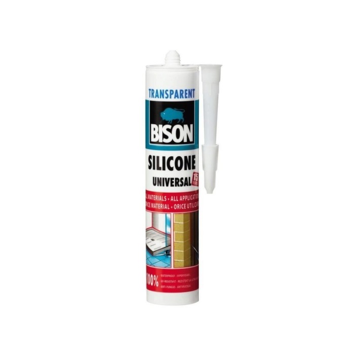 Silicon Universal Bison, Transparent, 280Ml