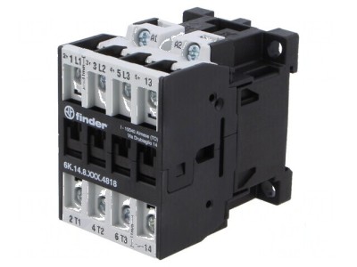 Contactor 4-polar NO pentru şină DIN 6K foto