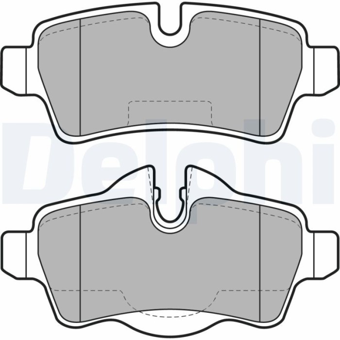DELPHI LP2022 set placute frana,frana disc