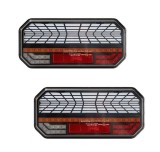 2 x LED Stopuri Lampa Lumini Spate Semnalizare Dinamica pentru Camion Remorca 12v 24v