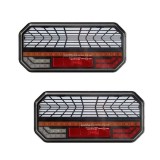 2 x LED Stopuri Lampa Lumini Spate Semnalizare Dinamica pentru Camion Remorca 12v 24v
