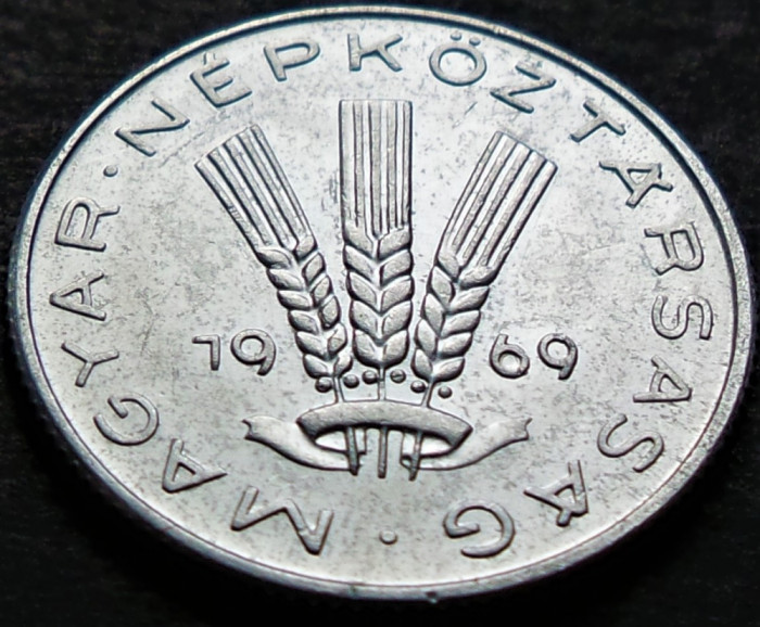 Moneda 20 FILERI / FILLER - RP UNGARA / Ungaria Comunista, anul 1969 * cod 3678