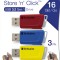 Memorie USB Verbatim Store&#039; n Click 3x16GB USB 3.2 Red Blue Yellow