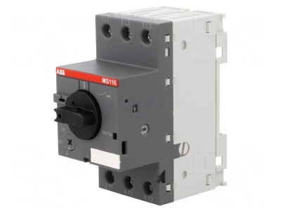 &amp;Icirc;ntrerupător Motor 0,03kW 208-690VAC pentru Șină DIN IP20 foto