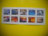 HOPCT TIMBRE MNH 924 - GUERNSEY UK -STREIF 10 VALORI AUTOADEZIVE -PEISAJE