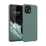 Husa pentru Xiaomi Mi 11 Lite 5G, Silicon, Verde, 54726.171, kwmobile, Carcasa