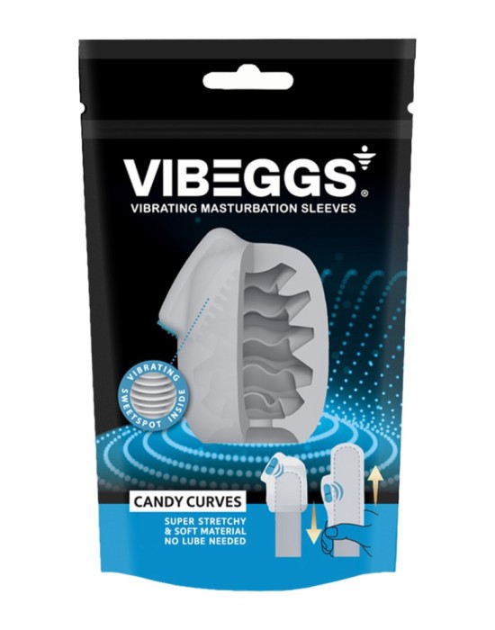 Masturbator Cu Vibratii De Unica Folosinta Candy Curves