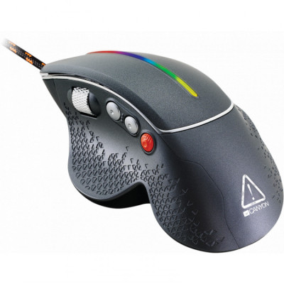 Mouse gaming Canyon Apstar, 6400 DPI, 6 Butoane, Iluminare LED foto