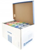 Container arhivare carton ondulat Donau 450 gsm cu capac deschidere superioară