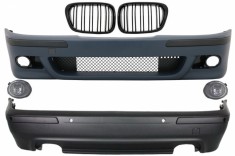 Body Kit Exterior BMW Seria 5 E39 (1997-2003) Cu Proiectoare Crom si Grile Negru Lucioase Performance AutoTuning