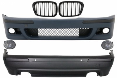 Body Kit Exterior BMW Seria 5 E39 (1997-2003) Cu Proiectoare Crom si Grile Negru Lucioase Performance AutoTuning foto