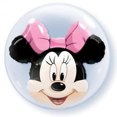 Balon Double Bubble 24&amp;quot;/61cm Qualatex, Minnie Mouse, 27568 foto