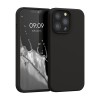 Husa Kwmobile pentru Apple iPhone 13 Pro, Negru, Silicon, KWM000013OX049C, Carcasa