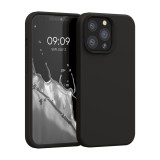 Husa Kwmobile pentru Apple iPhone 13 Pro, Negru, Silicon, KWM000013OX049C, Carcasa