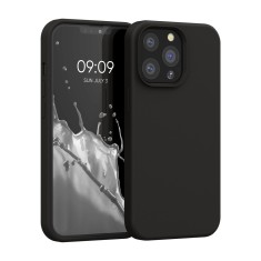 Husa Kwmobile pentru Apple iPhone 13 Pro, Negru, Silicon, KWM000013OX049C