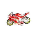 Motocicleta de Curse cu Lumini si Sunete 30 cm Toi-Toys TT29210Z