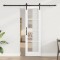 Ușa glisantă cu set hardware &#039;ORKDAL&#039;Alb 61x198.5 cm