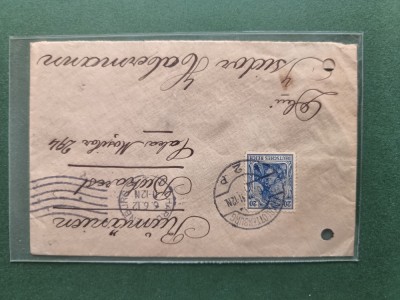plic corespondenta anii1900, Isidor Habermann , cu sigiliu , timbru si stampile foto