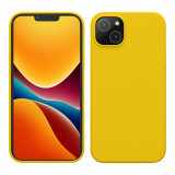 Husa Kwmobile pentru Apple iPhone 14 Plus, Silicon, Galben, 59072.165, Carcasa