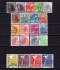 ✅ (S39)Germania 1947 -Emisiunile Aliatilor &quot; Uzuale&quot; ,serie Mi. 943/962 , 21 valori , cota mare 130 &euro; , stampilata, Stampilat