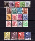 Cumpara ieftin ✅ (S39)Germania 1947 -Emisiunile Aliatilor &quot; Uzuale&quot; ,serie Mi. 943/962 , 21 valori , cota mare 130 &euro; , stampilata, Stampilat