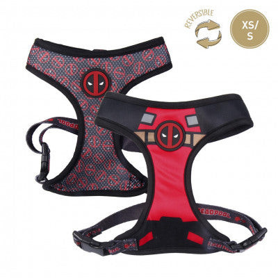 DEADPOOL - ham premium pentru caini xs/s, negru foto