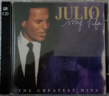 Dublu CD cu muzică , ,Julio Iglesias &ndash; My Life (The Greatest Hits) (1998, CD)