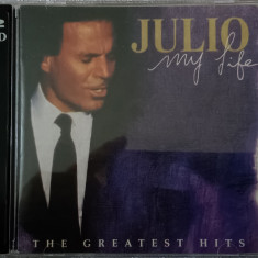 Dublu CD cu muzică , ,Julio Iglesias – My Life (The Greatest Hits) (1998, CD)