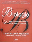Biologie. Teste grila pentru admiterea la facultatile de medicina - Alexandru Croitoru, Ioana Herghea