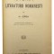 Istoria literaturii romanesti